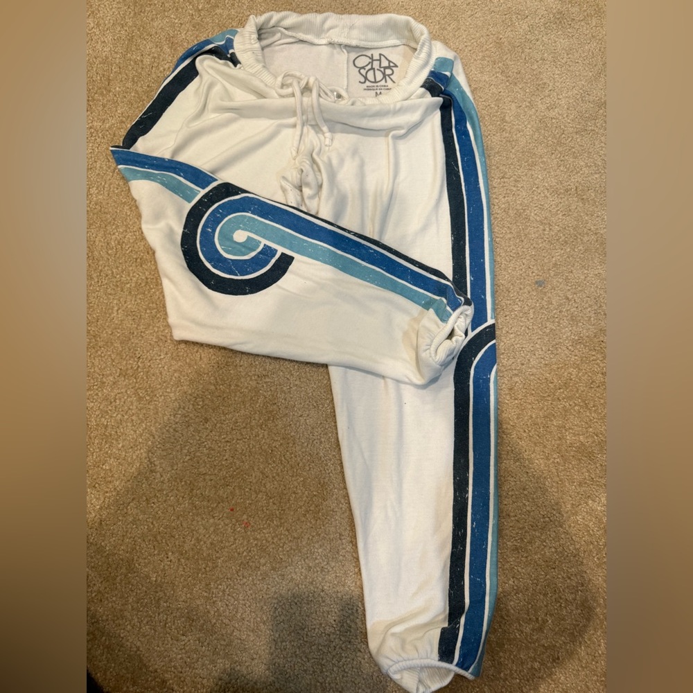 Chaser white sweatpants